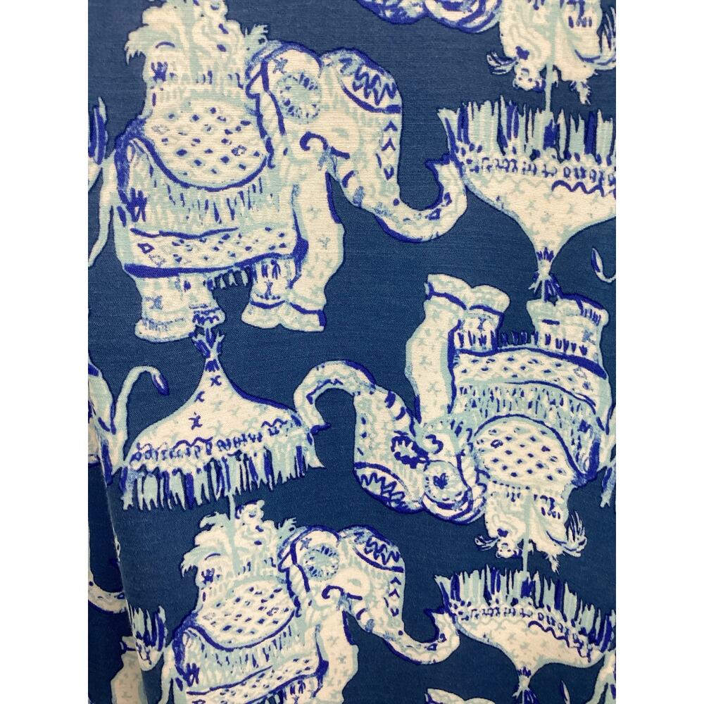 Lilly Pulitzer Dress Women’s Size 8 “Carlotta” Embroidered Front Elephants Motif - Picture 5 of 6